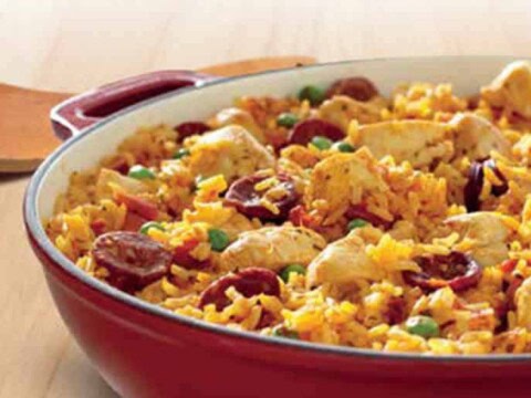 paella poulet saucisse cookeo