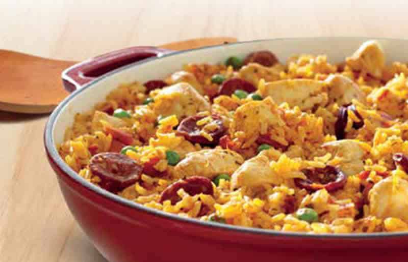 paella poulet saucisse cookeo