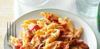 penne aux tomates jambon cookeo