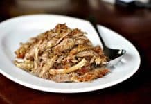 Porc carnitas - effiloché