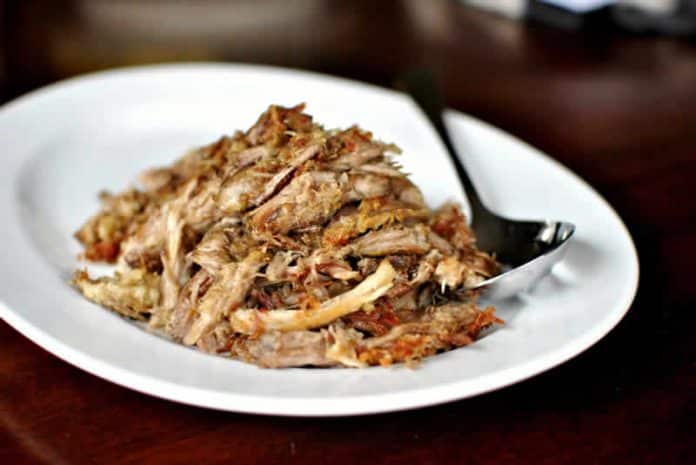 Porc carnitas - effiloché