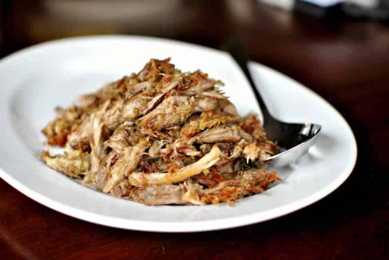Porc carnitas - effiloché