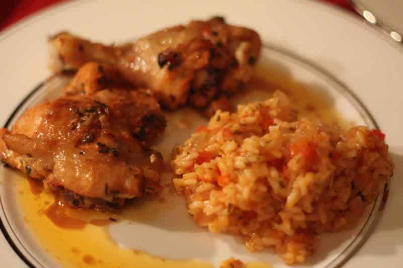 poulet riz cookeo