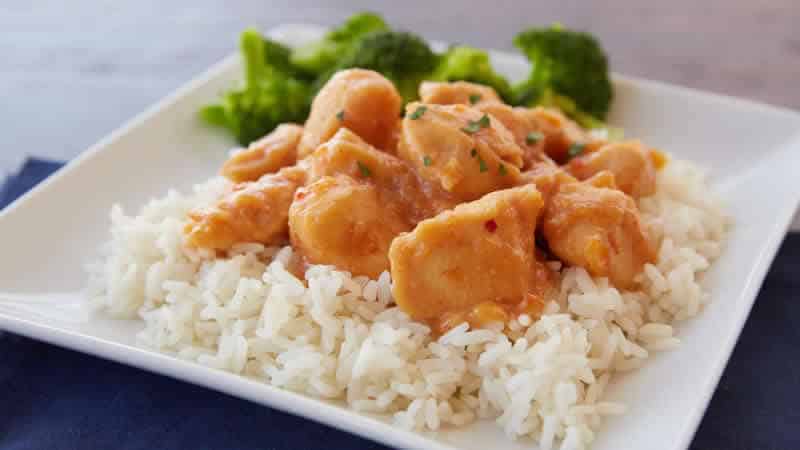 poulet orange riz
