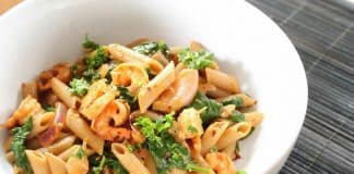 pates aux crevettes cookeo