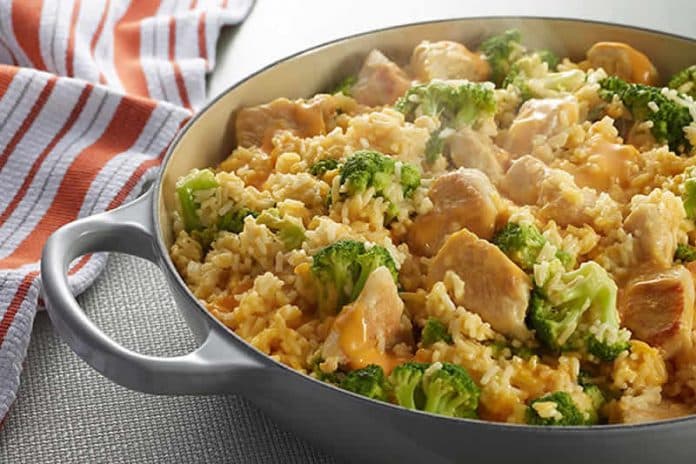 riz poulet brocoli cookeo