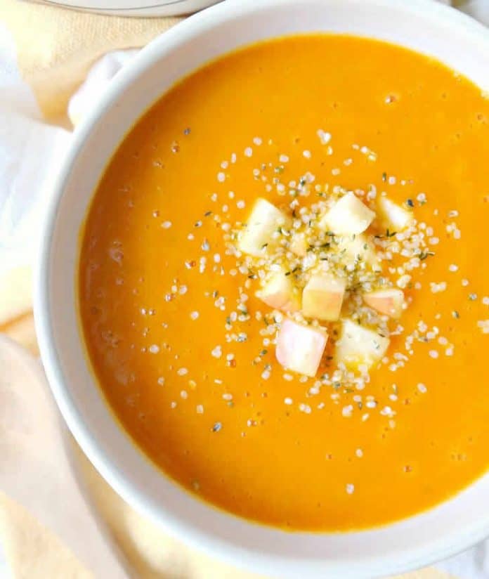 soupe carottes pomme cannelle cookeo