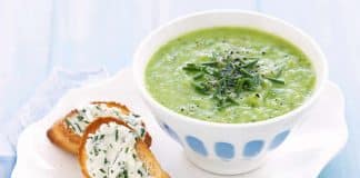 soupe de courgettes petits pois cookeo