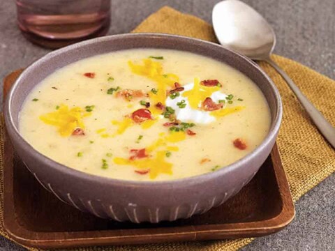 soupe pommes de terre lardon cookeo