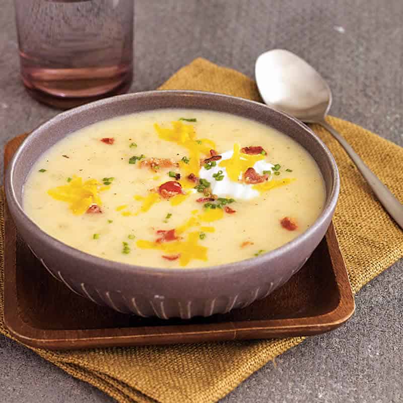 soupe pommes de terre lardon cookeo