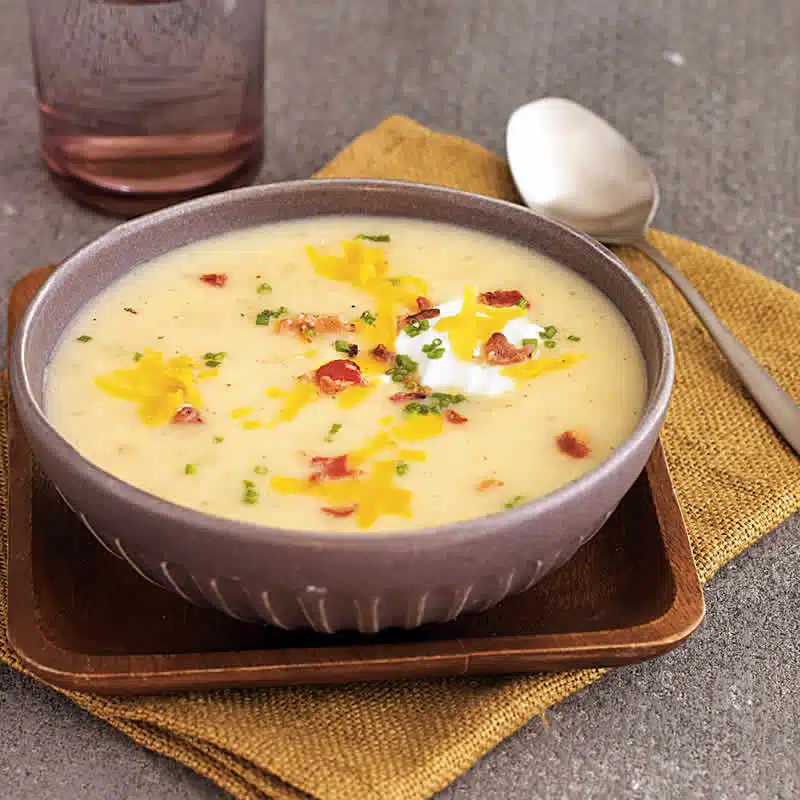 soupe pommes de terre lardon cookeo
