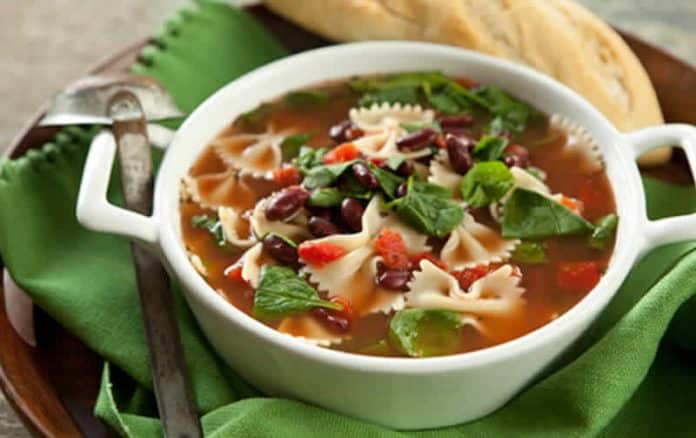 soupe de pates farfalle cookeo