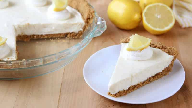 Tarte au citron sans cuisson