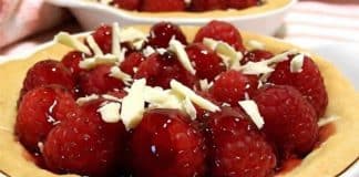 Tarte aux framboises facile