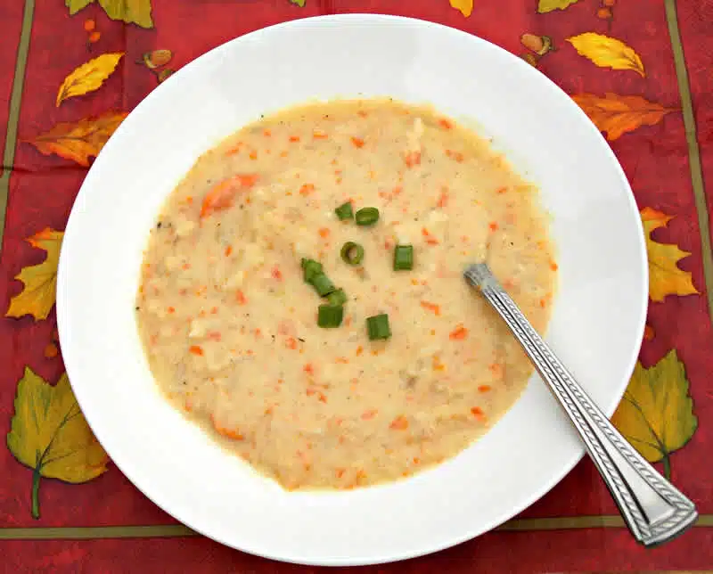 veloute carottes choux fleur cookeo