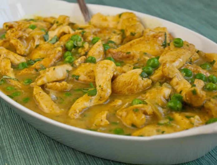 Blanquette de poulet curry cookeo
