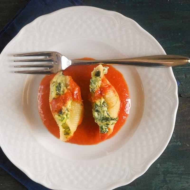 coquilles de pates farcies