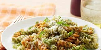 fusilli tricolore brocoli cookeo