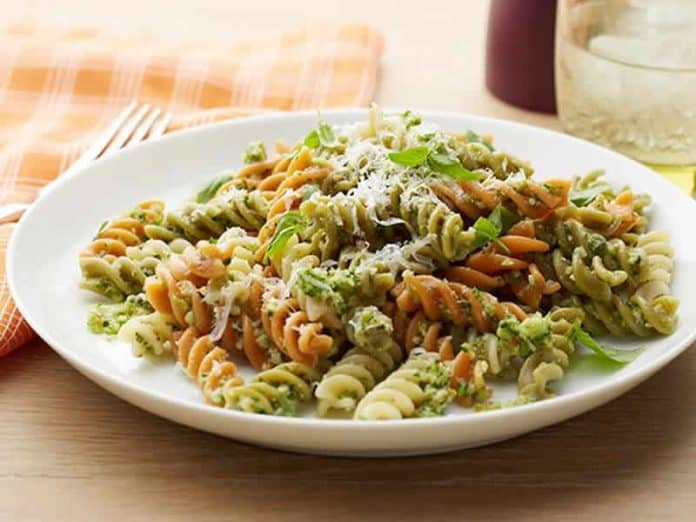 fusilli tricolore brocoli cookeo