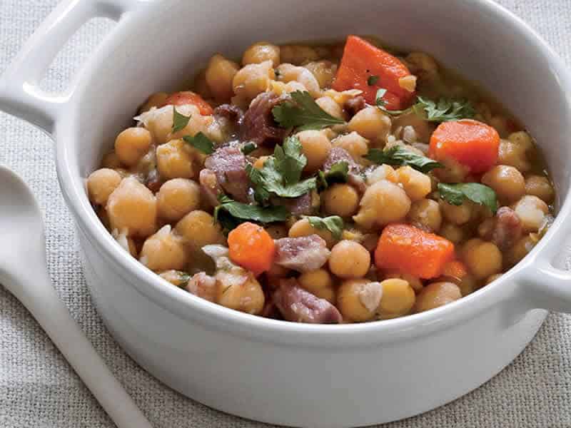 pois chiches aux carottes jambon cookeo