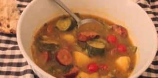 saucisses pomme de terre courgette cookeo