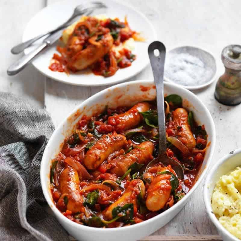 saucisses chipolata tomate cookeo
