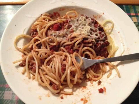 Spaghetti viande hachee cookeo