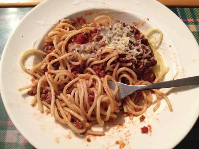 Spaghetti viande hachee cookeo
