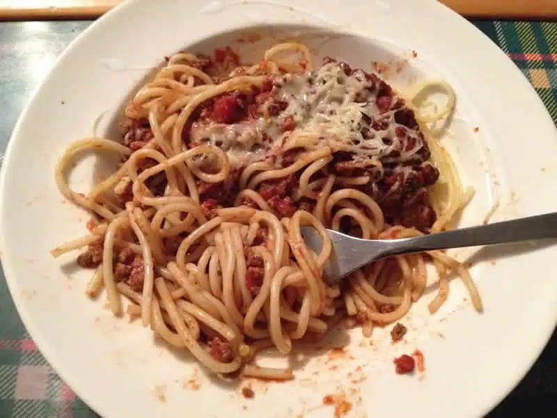 Spaghetti viande hachee cookeo