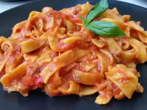 tagliatelles lardon Cookeo