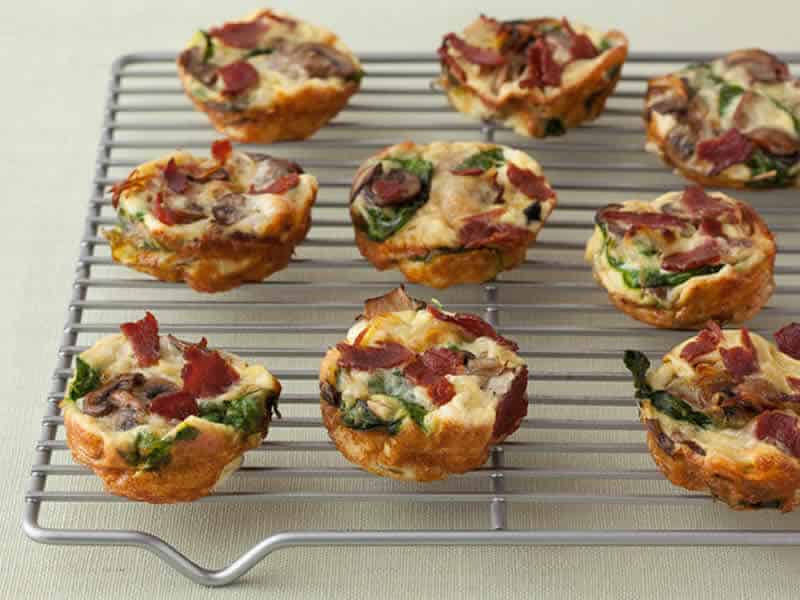 tartelettes au bacon et fromage