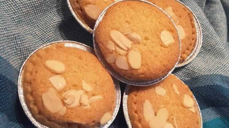 Tartelettes aux amande effilees