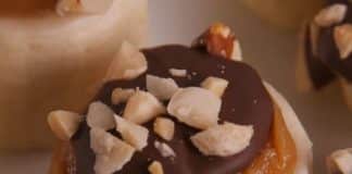 Bananes au chocolat et caramel