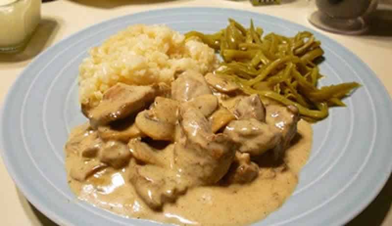 blanquette de veau aux champignons cookeo
