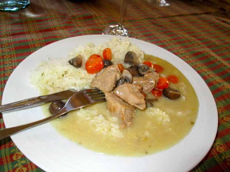 blanquette de veau champignons carottes cookeo
