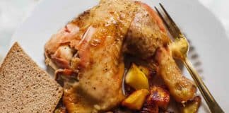 Cuisses de poulet aux pomme de terre au four