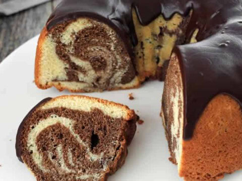 Gâteau marbré au thermomix
