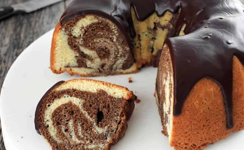 Gâteau marbré au thermomix