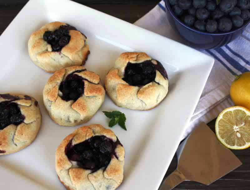 Mini Galettes aux myrtilles