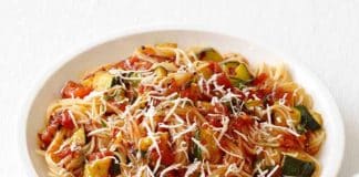 pates aux tomates courgettes cookeo