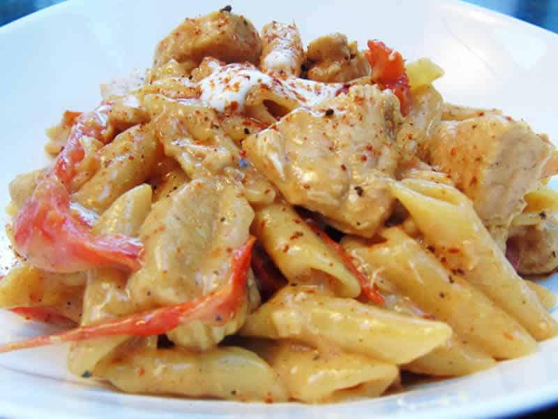 Poulet au crème cajun