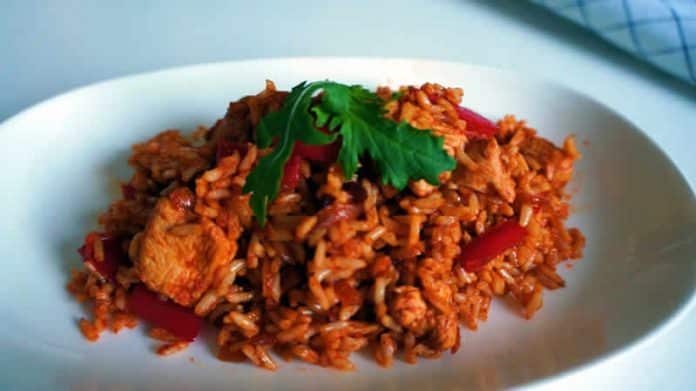 poulet riz paprika cookeo