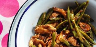 poulet aux haricots verts cookeo