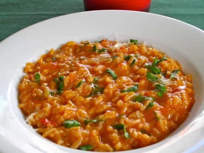 risotto tomate persil cookeo