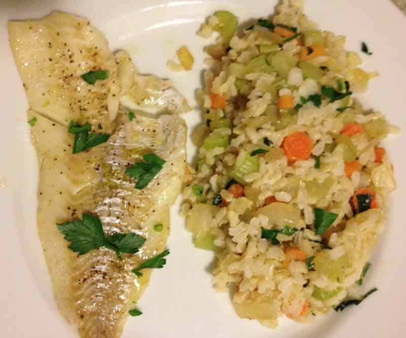 riz filet de colin carottes celeri cookeo