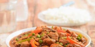 saute de porc aux legumes cookeo