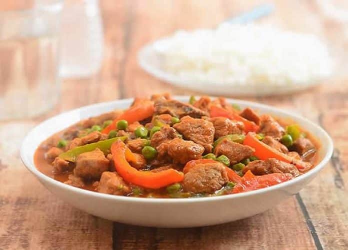 saute de porc aux legumes cookeo