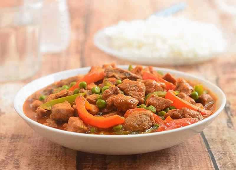 saute de porc aux legumes cookeo