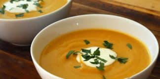 Soupe butternut et orange au thermomix