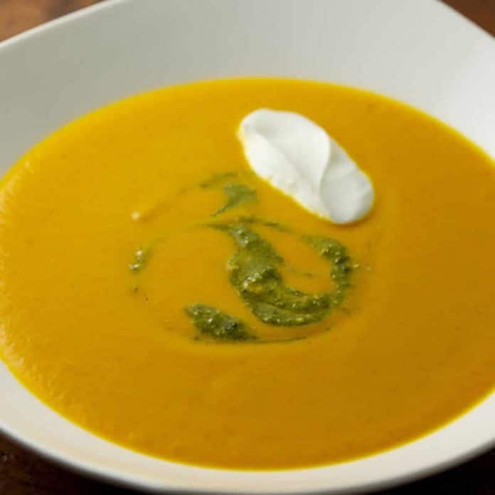 soupe de carottes lait de coco cookeo
